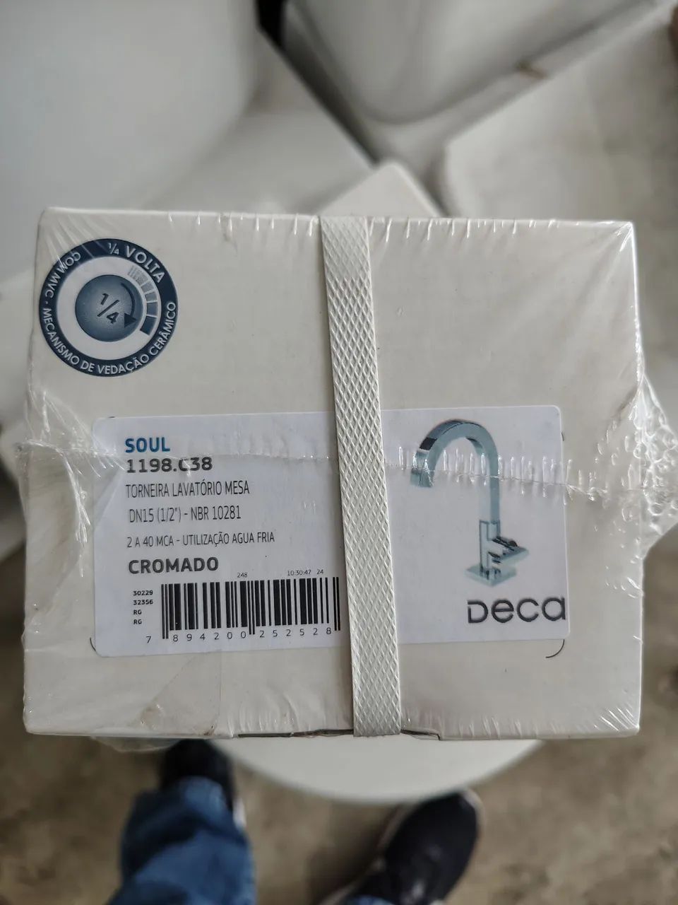 Torneira de Pia para Banheiro com Bica Alta Cromada Soul Deca - Foto 2