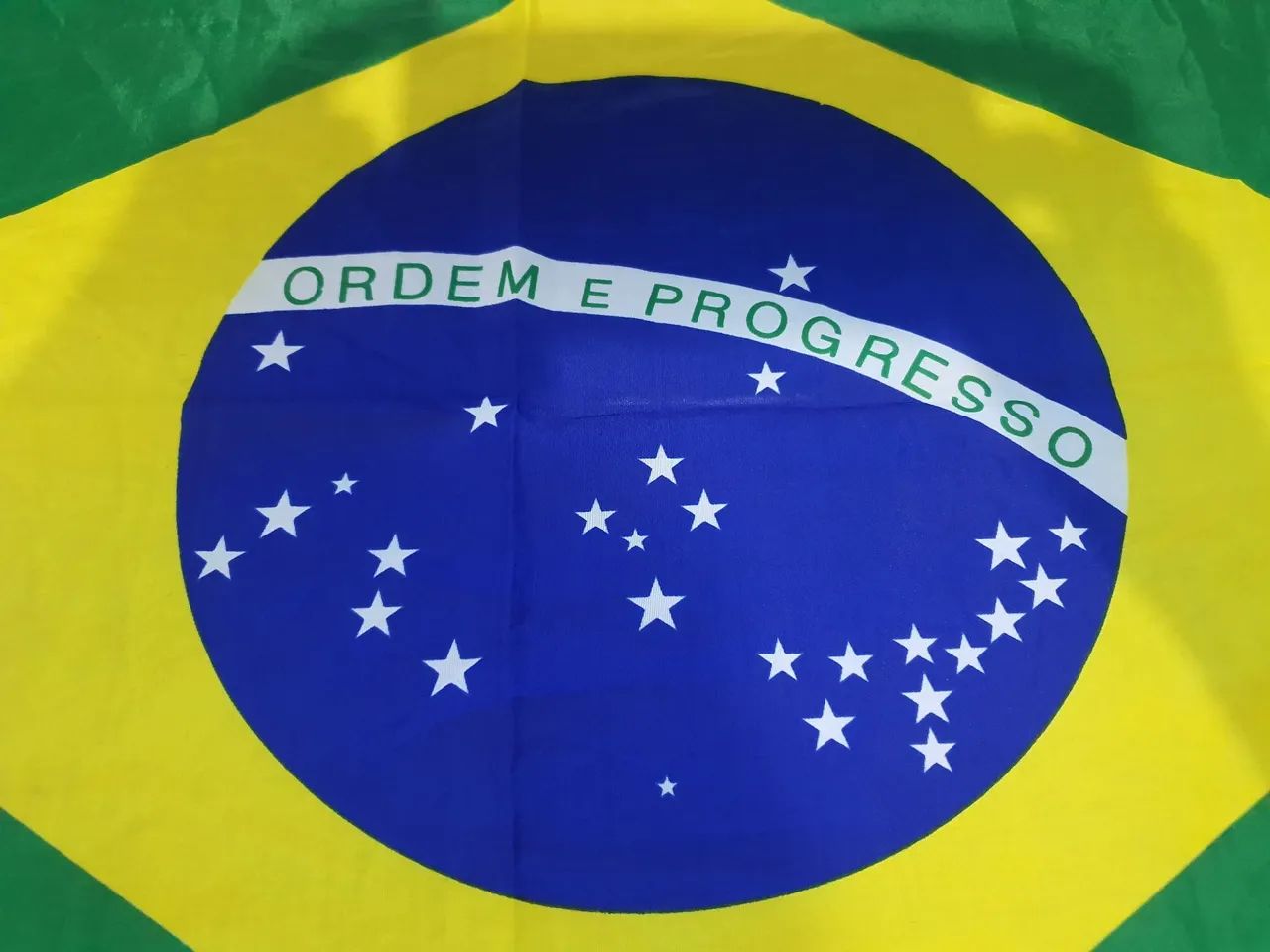 Bandeira do Brasil tamanho M - Foto 3