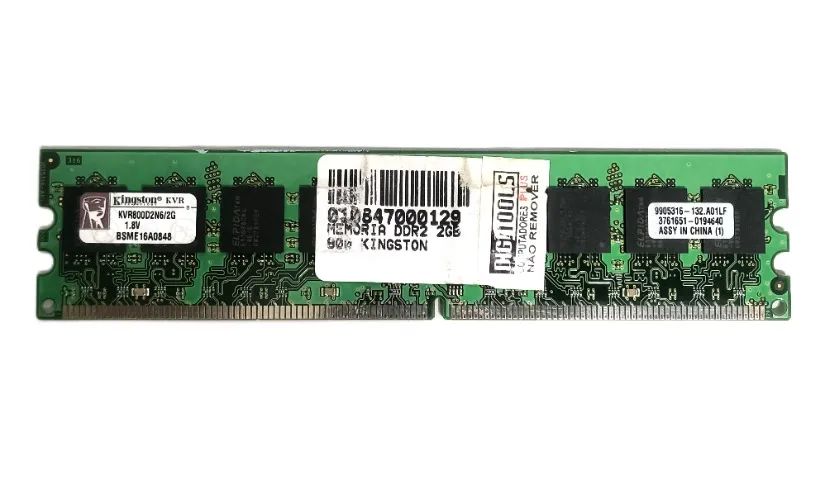 Kingston Ddr2 KVR800D2N6/1G Memória Kingston 1GB DDR2 800MHz Net