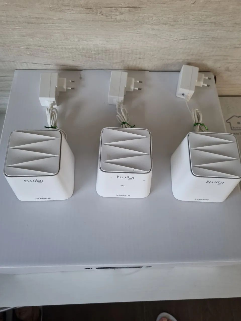 Roteador Intelbras Twibi Fast Branco - 3 Und (Usado) - Foto 2