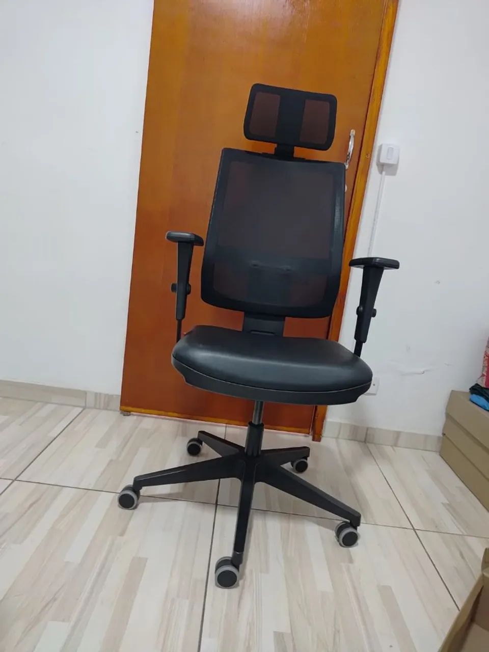 Cadeira Escritorio com Rodas Presidente Plaxmetal - Foto 2