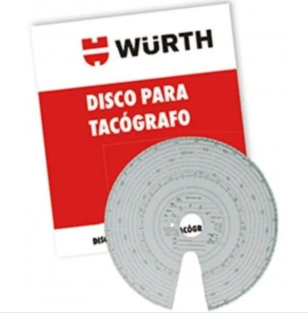 Disco para Tacógrafo - Wurth - 125 Km  - Foto 2