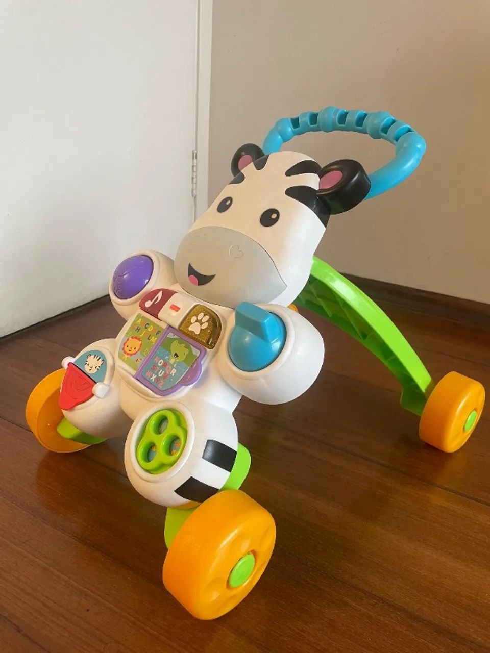 Andador Zebra Com Som Original Fisher Price 