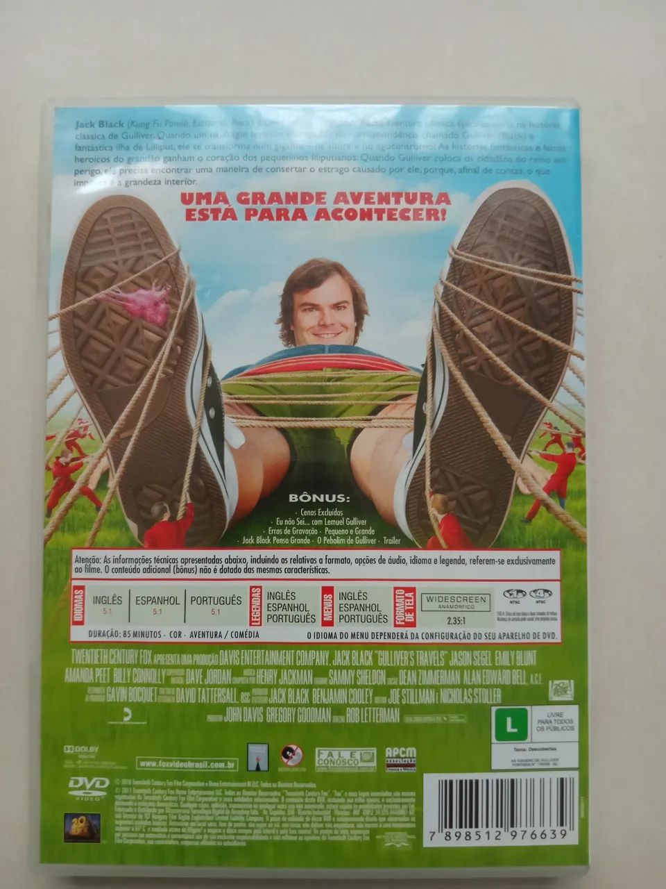 DVD As Viagens de Gulliver - Jack Black - Foto 2