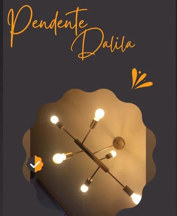 PENDENTE DALILA LUMINÁRIA 