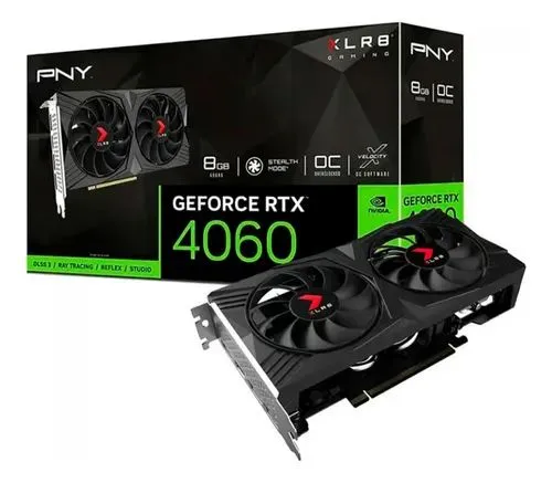 Placa de Vídeo PNY GeForce RTX 4060 8GB
