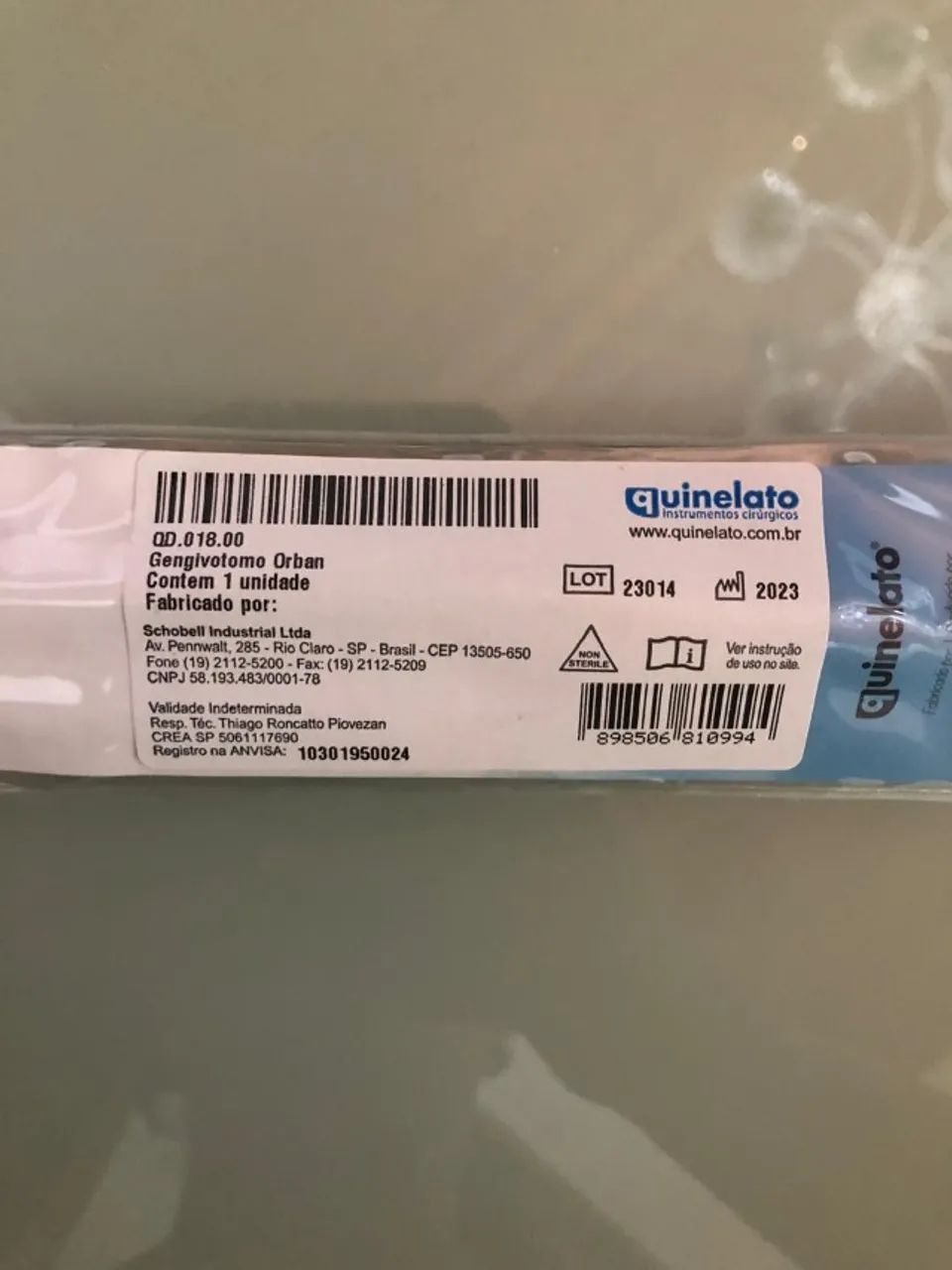 Vendo instrumental cirurgico periodontal (NOVO), cincel ochsenbein 1, 2, gengivotomo orban - Foto 6