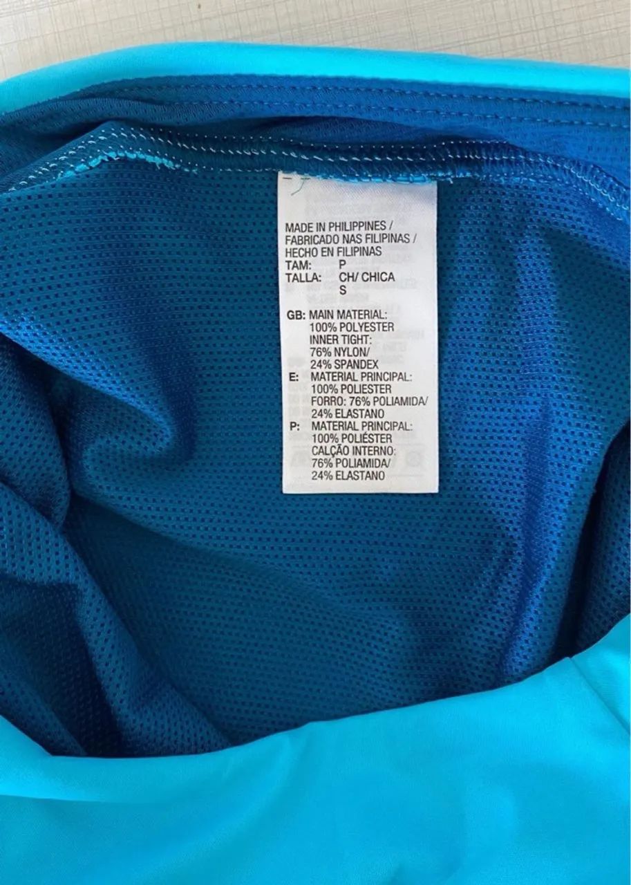 Short Saia Adidas Azul Original - Foto 4