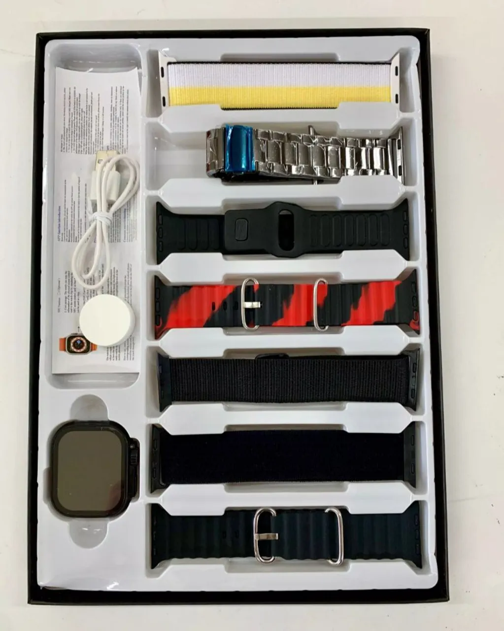 Smartwatch A15 com 7 pulseiras