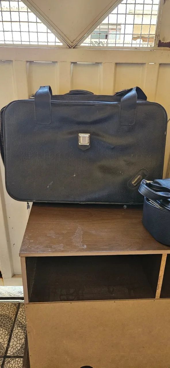 Jogo de Malas em Couro - Década de 6064628725067011124