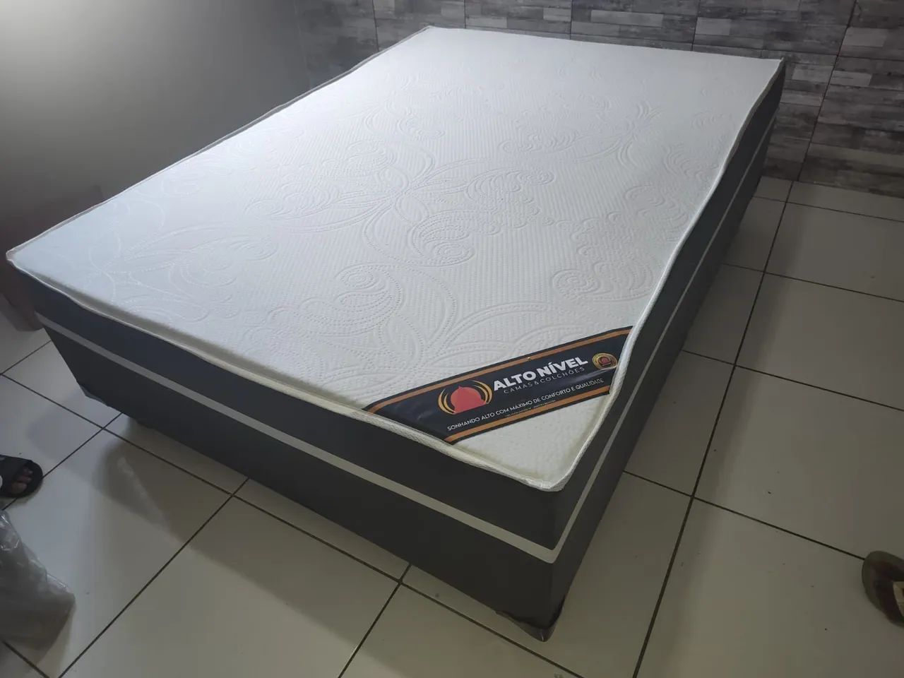 CAMA BOX CASAL ESPUMA D33 COM MOLAS ENSACADAS - Foto 3