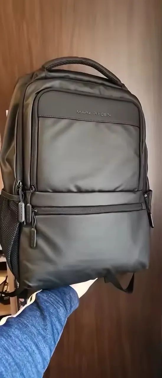 Mochila Preta - Executiva/ Material Prova d?água  - Foto 2