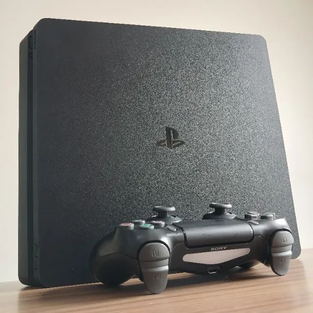 Playstation 4 (SLIM, 01 TB) - Praticamente NOVO + 06 MESES Garantia !!! - Foto 2