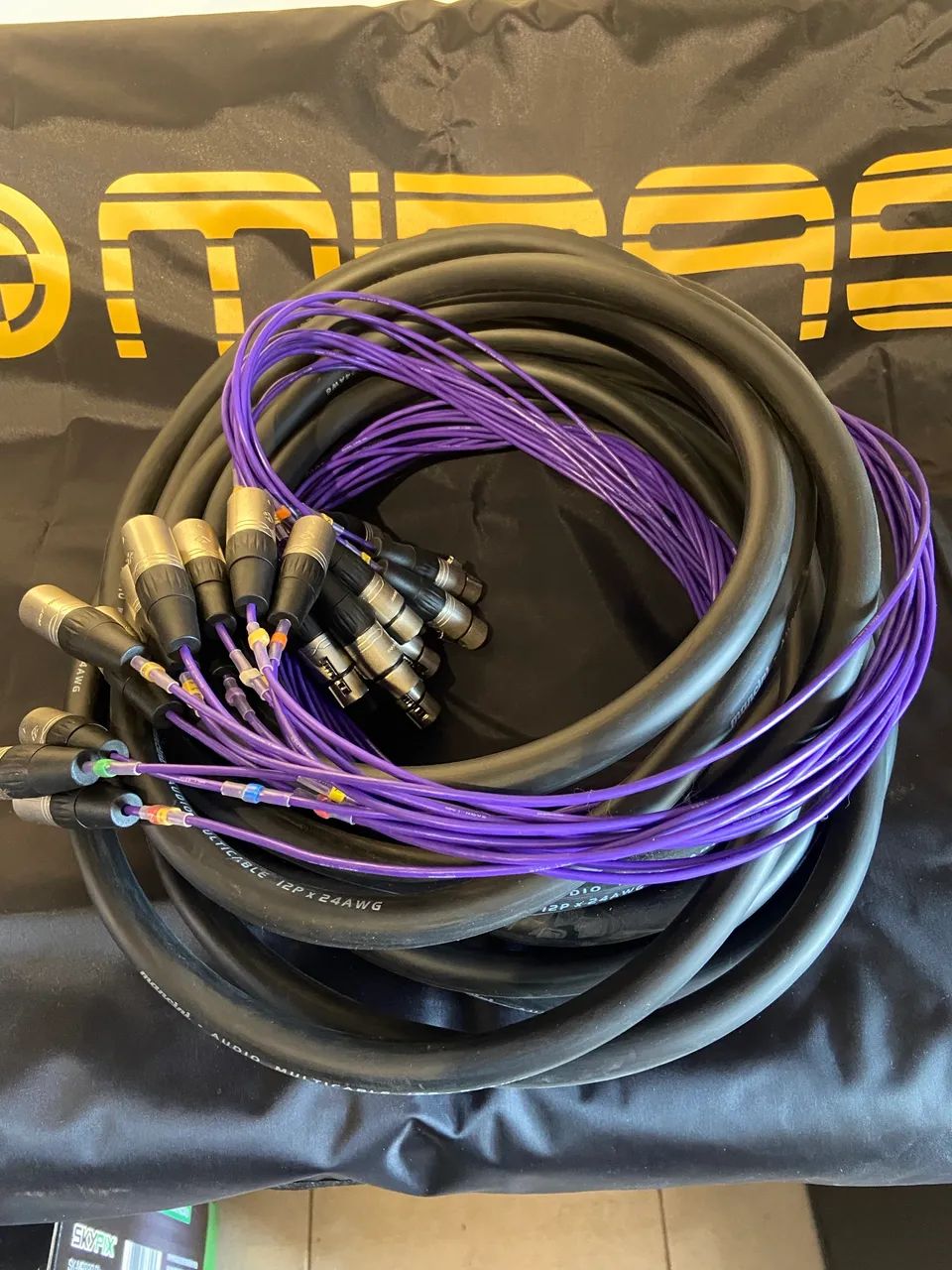 Multicabo Multivia Mancini 12 Vias 15 Metros Conectores Roxtone  - Foto 2