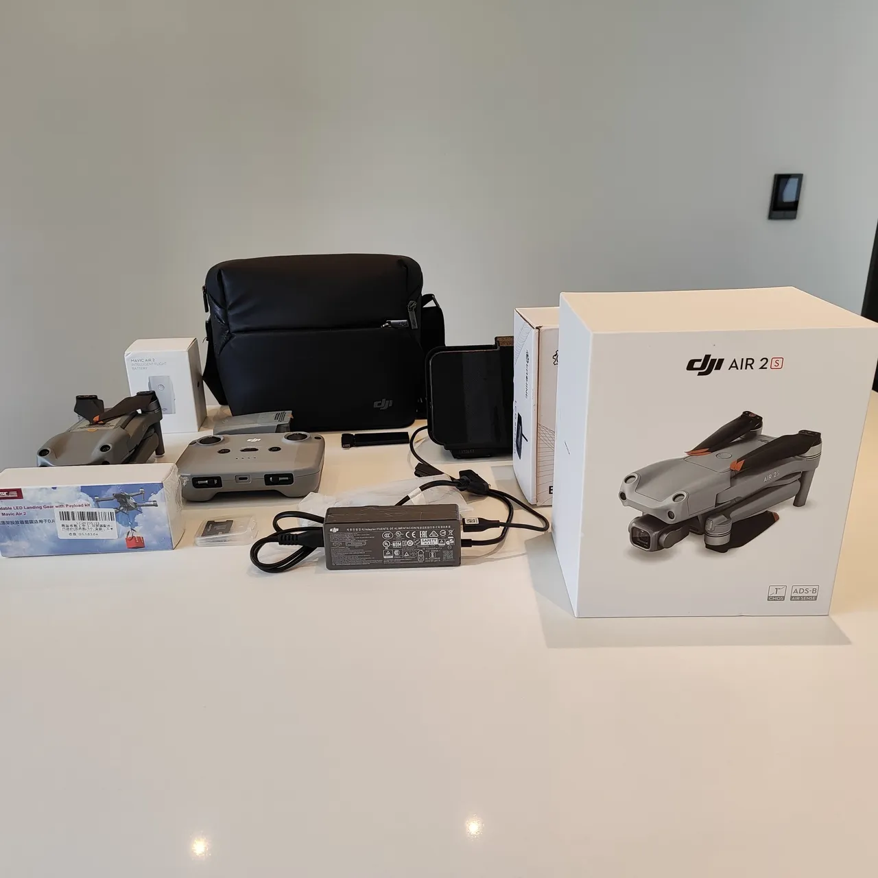 DJI Air 2S Profissional: 5.4K, Sensor 1", 20MP, 31 Min Voo