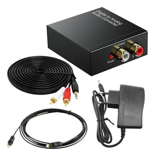 Kit De Áudio Conversor Óptico , Digital Para Analógico - Foto 4