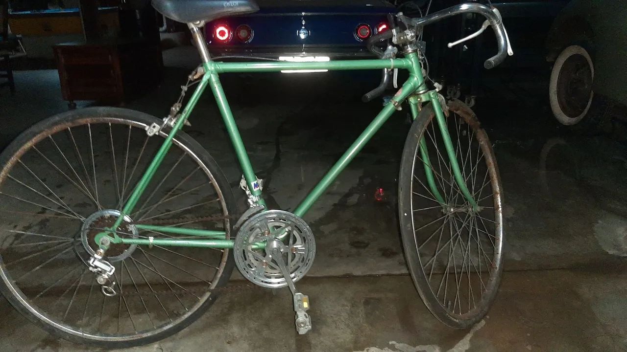Bicicleta Caloi Antiga - Clássico em Verde - Foto 3