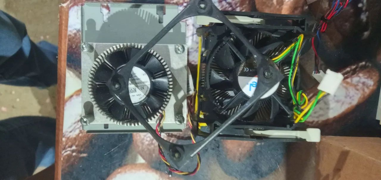Cooler's 478 Intel e metal funcionando #process #cpu #motherboard478 - Foto 2