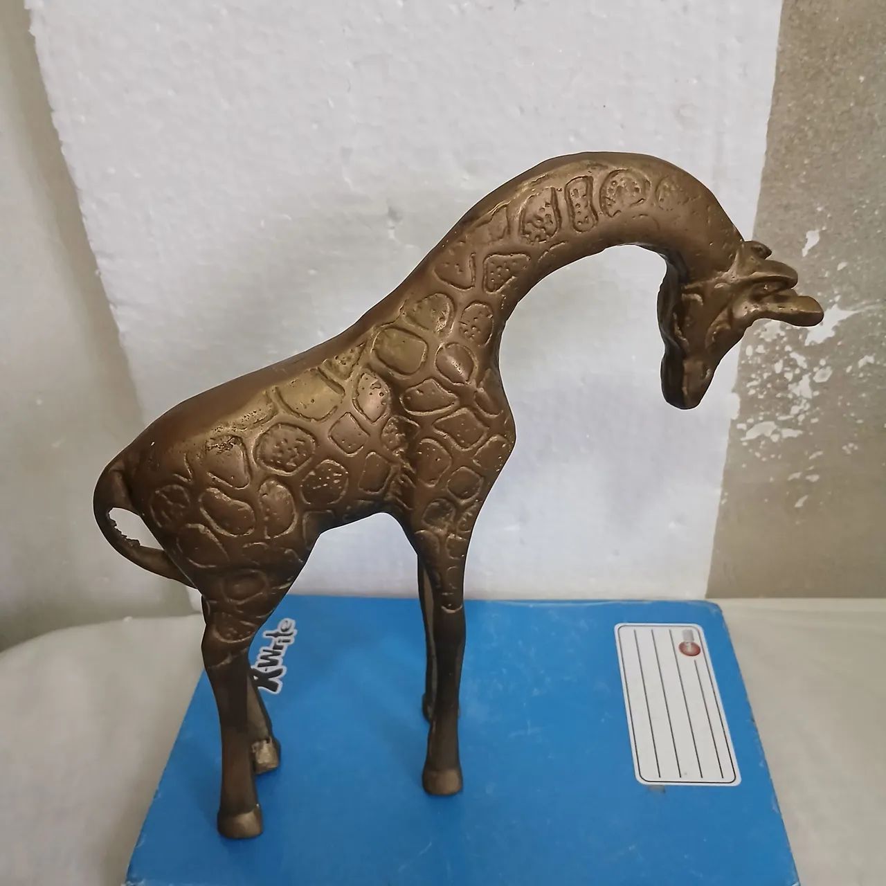 Escultura girafa de bronze 434735934478766082