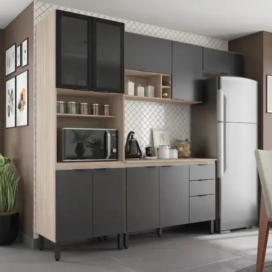 Armário de Cozinha Completo - Design Moderno - Foto 5