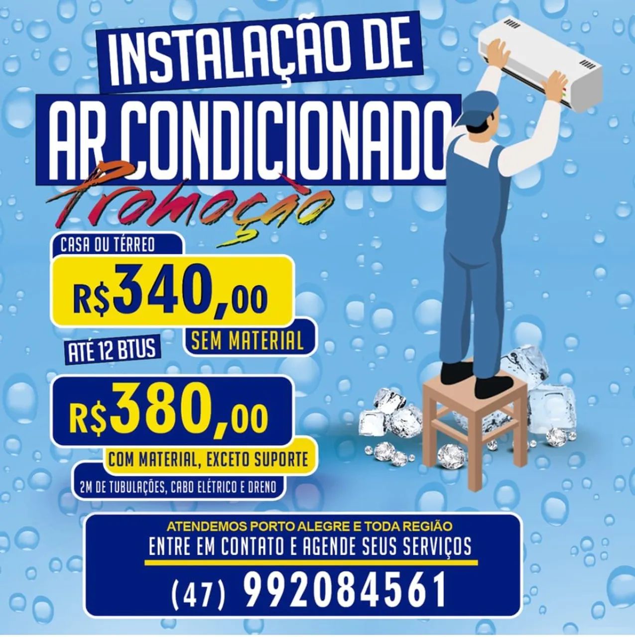 Instalação de Ar Condicionado - Promoção!