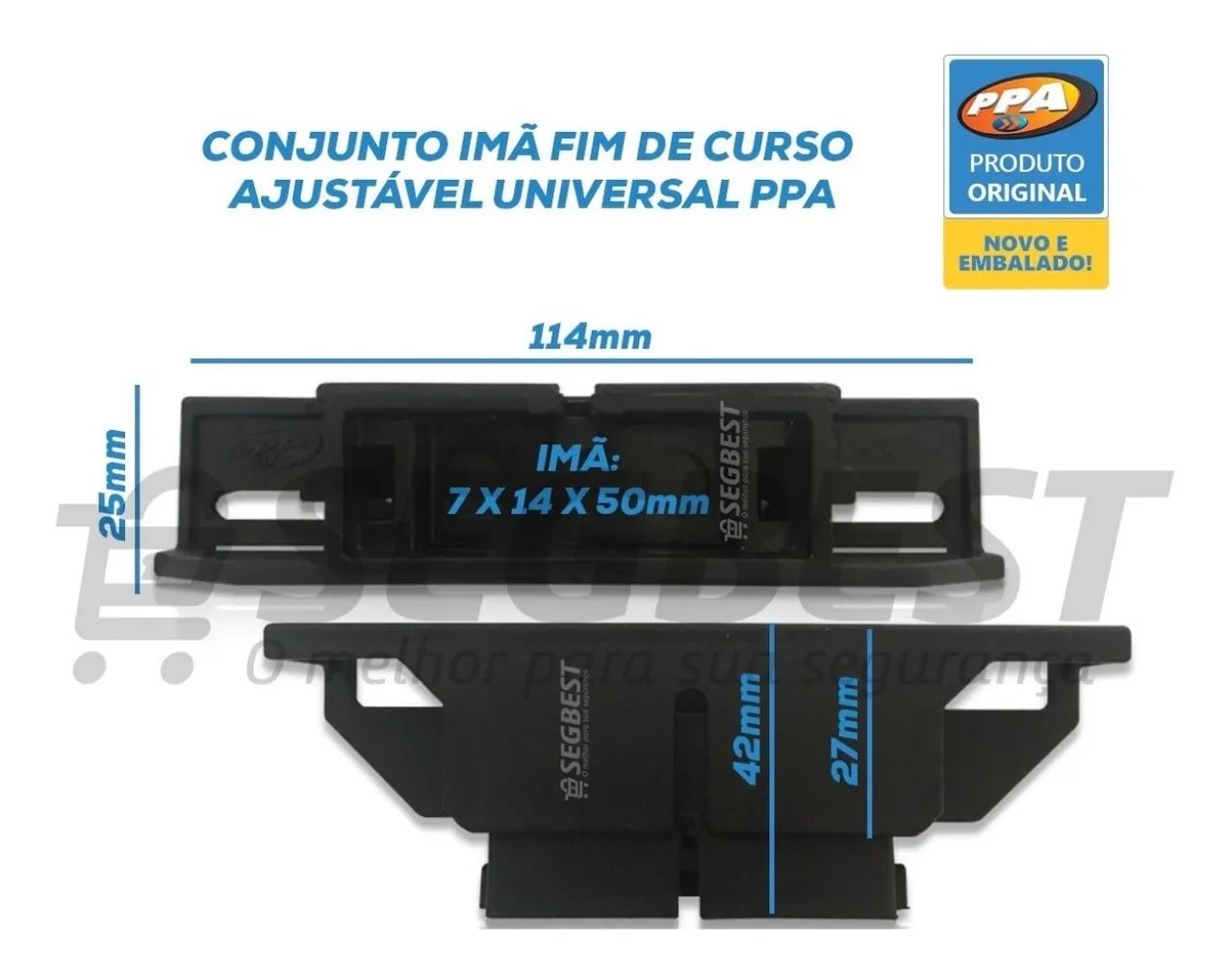 Imã Fim De Curso Ppa Ajustável Motor Portão Eletrônico - Foto 2