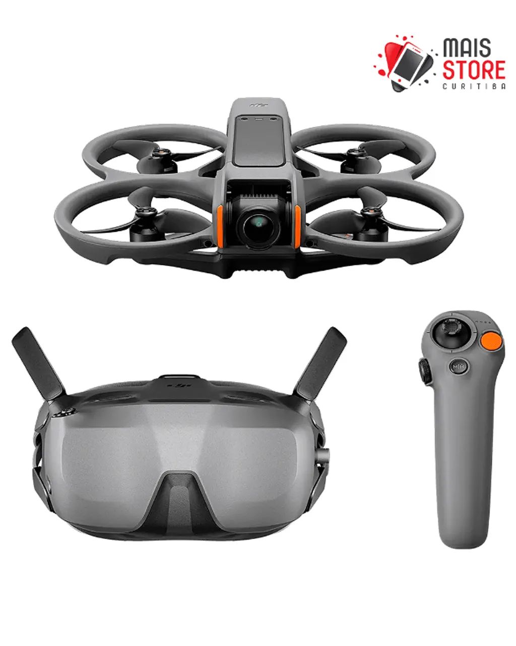 Drone Dji Avata 2 Fly Smart Combo (1 bateria) - Lacrado na caixa