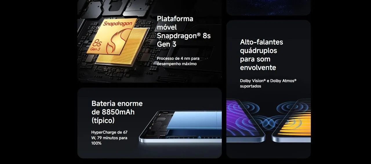 Xiaomi Pad 7 Pro - Tela 3.2K, Snapdragon 8s - Foto 5