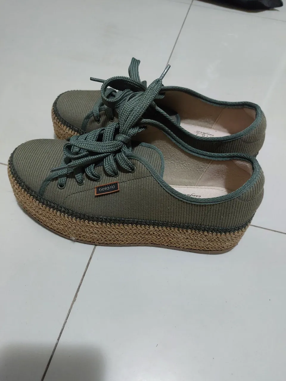 Tênis Feminino Beira Rio Verde Militar 37