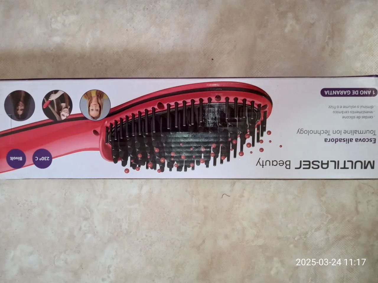 Escova Alisadora Multilaser Beauty