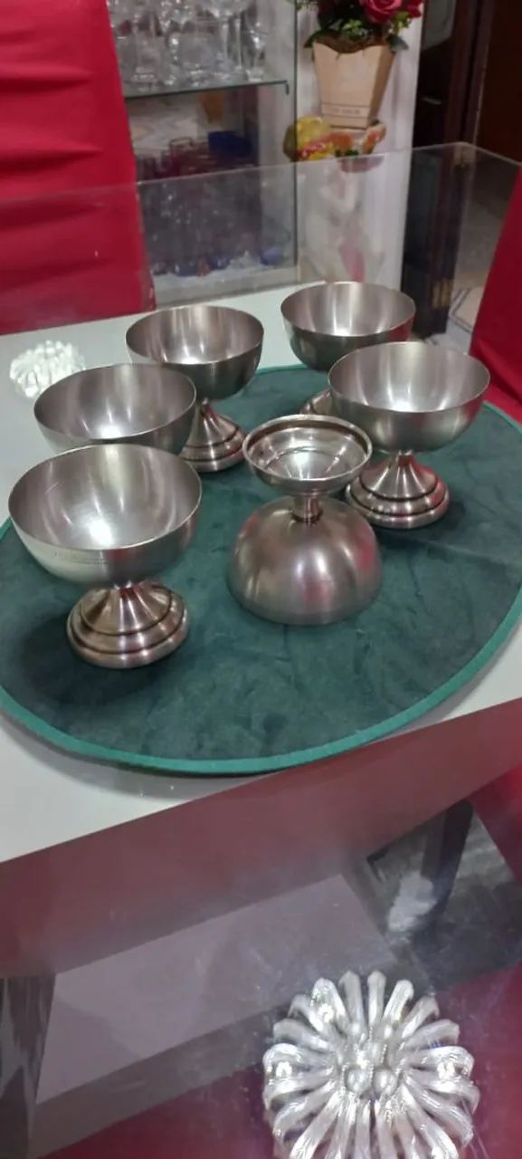Conjunto de sobremesa de prata  - Foto 3