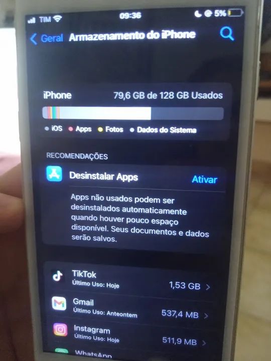 iPhone 7 128gb troco ou passo cartão  - Foto 2