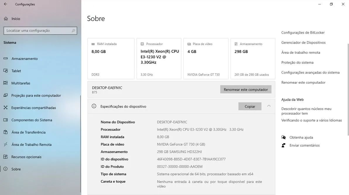 PC a venda64264610594563120