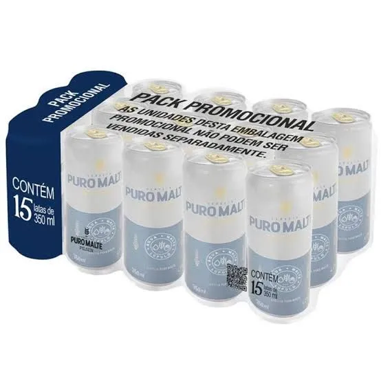 Cerveja Puro Malte Pilsen - Pack Promocional com 15 latas