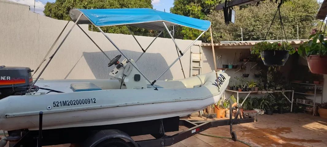 Barco com Capota - Motor 40 HP - Foto 2