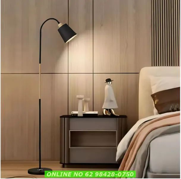 Luminária De Chão Pedestal De Piso Abajur Articulada Flexive - Foto 2