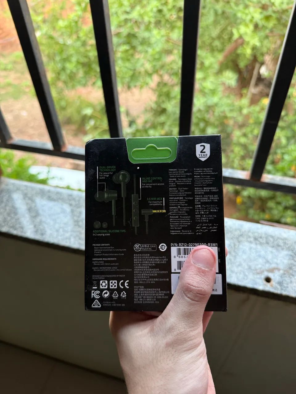 FONE RAZER HAMMERHEAD DUO ORIGINAL  - Foto 3