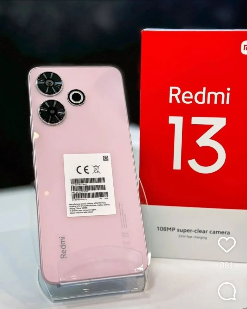 Redmi 13 - Várias Cores - Novo e Lacrado 256gb/8RAM apenas: 999$ - Foto 5