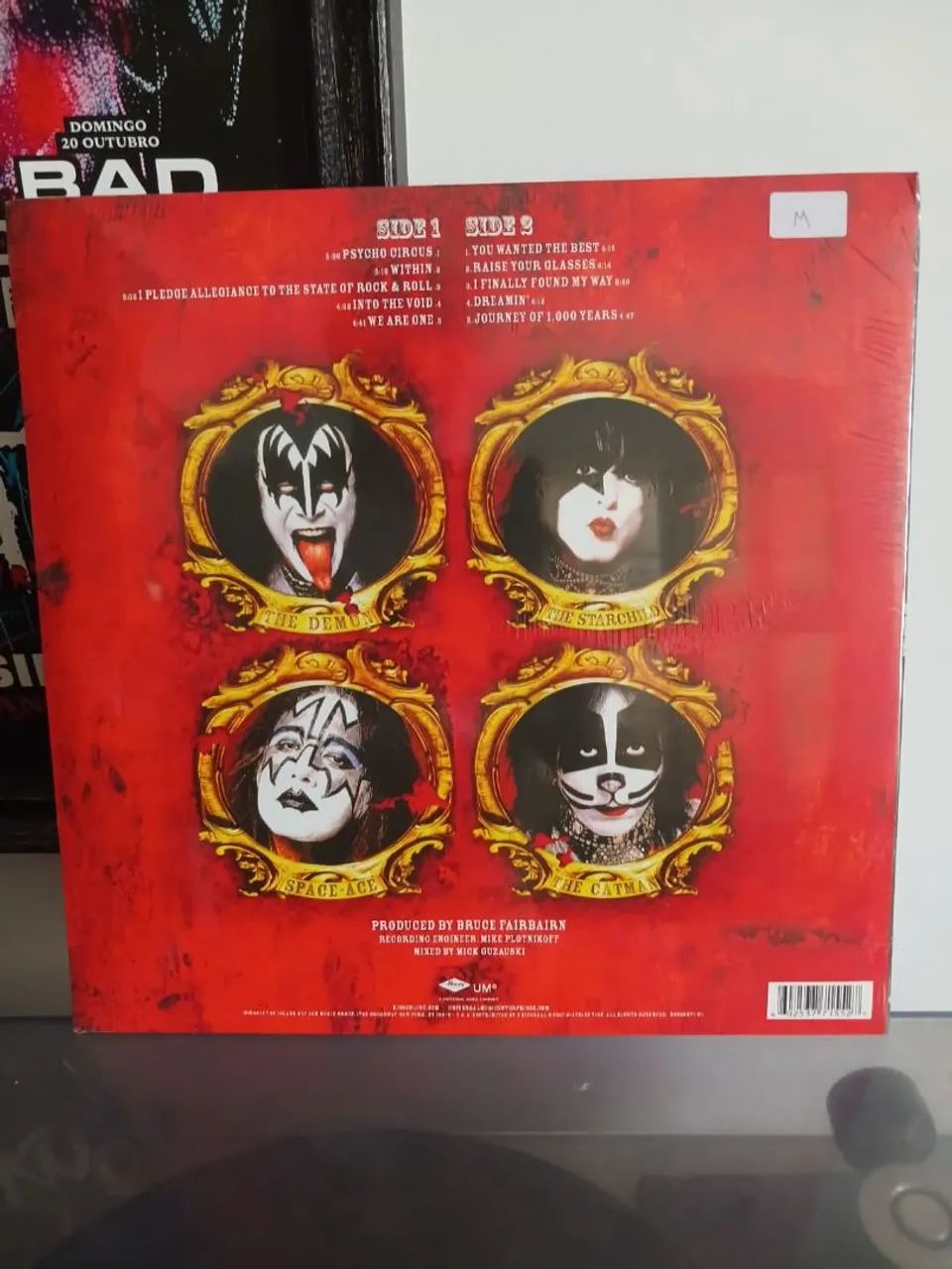 LP Kiss Psycho Circus 3D Raro Único na Internet Lacrado de Época