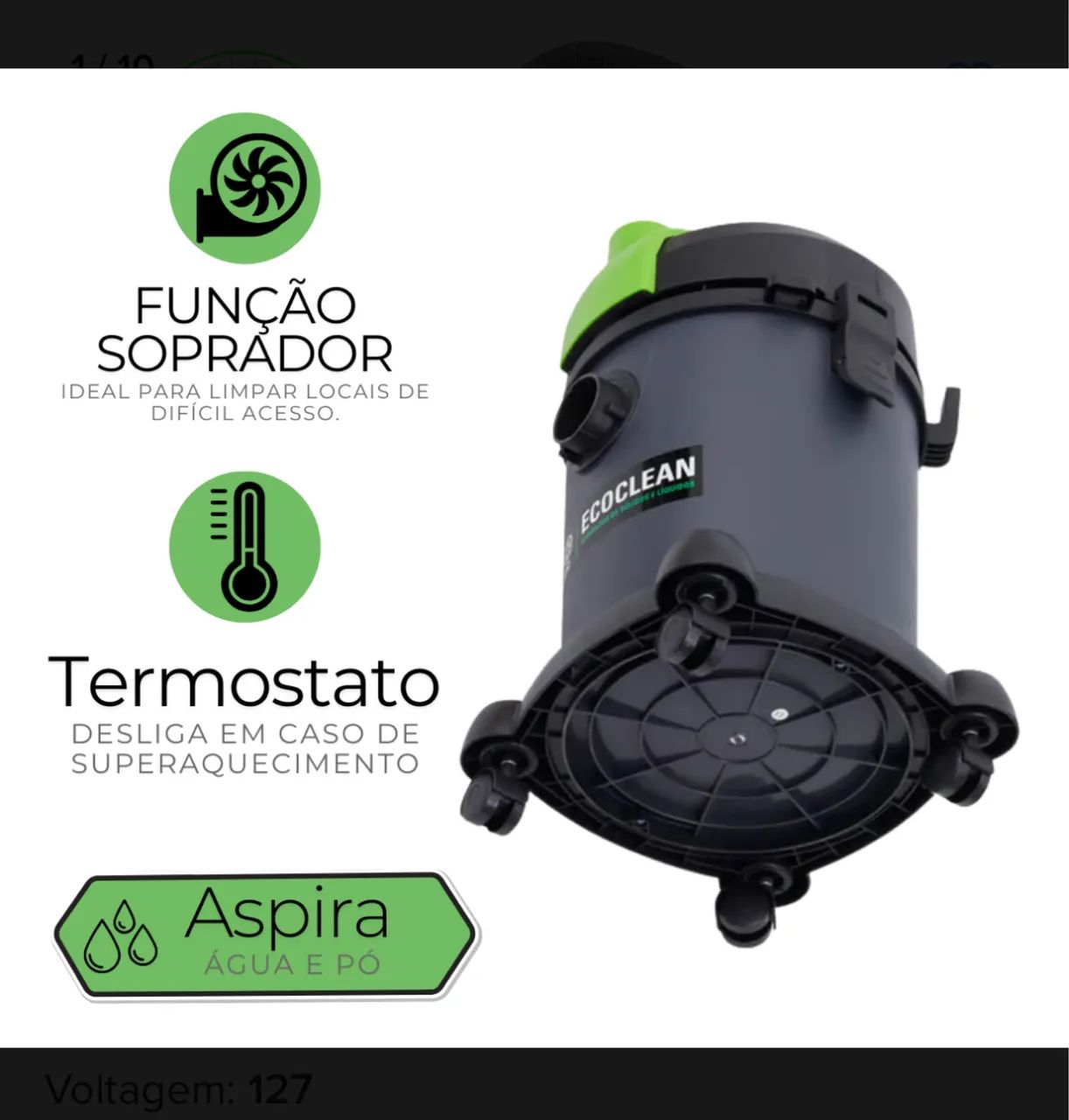 ECOCLEAN Aspirador - Foto 3