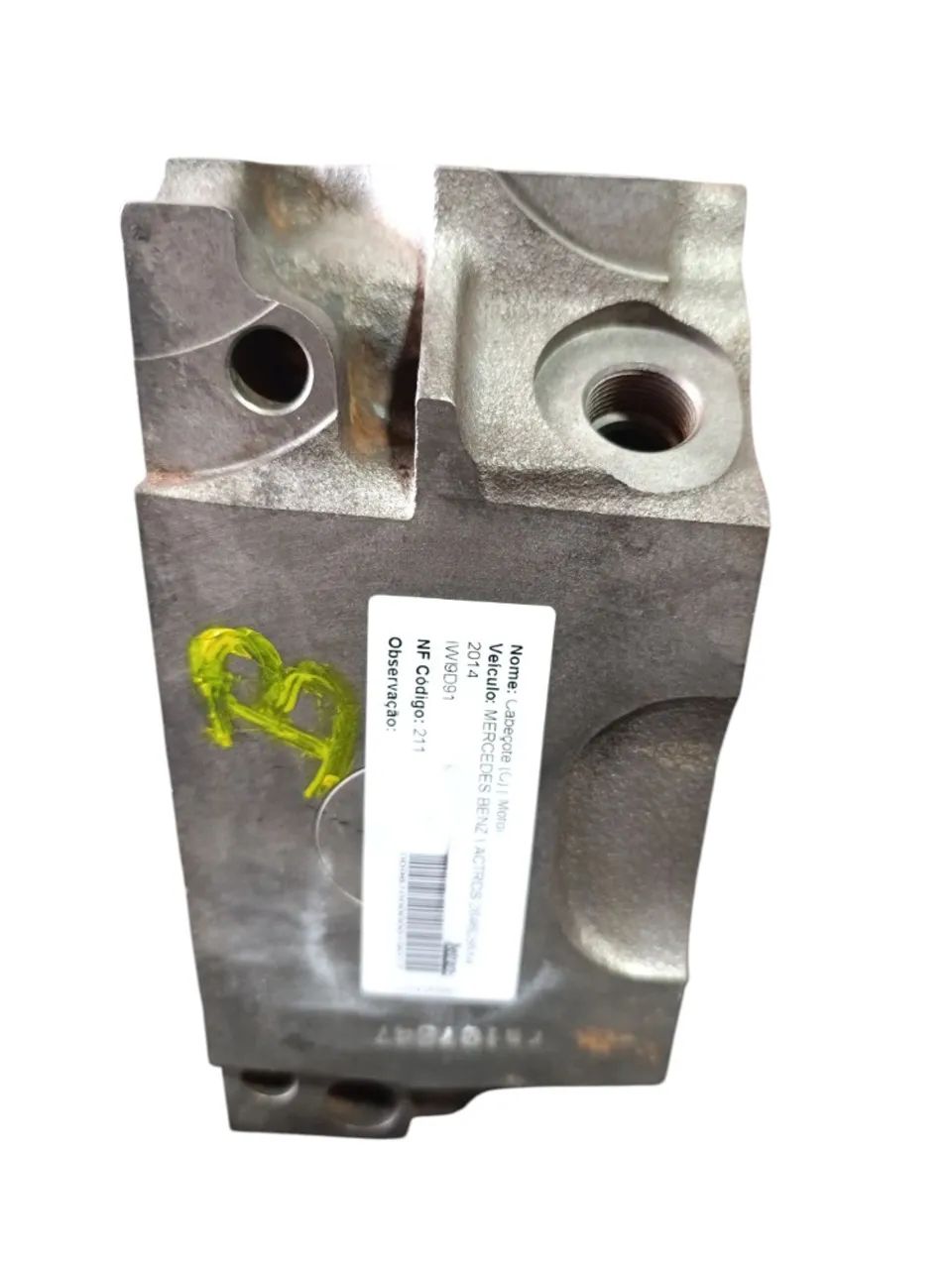 Cabeçote motor Om501 LA Mb Actros 2646 - Foto 4