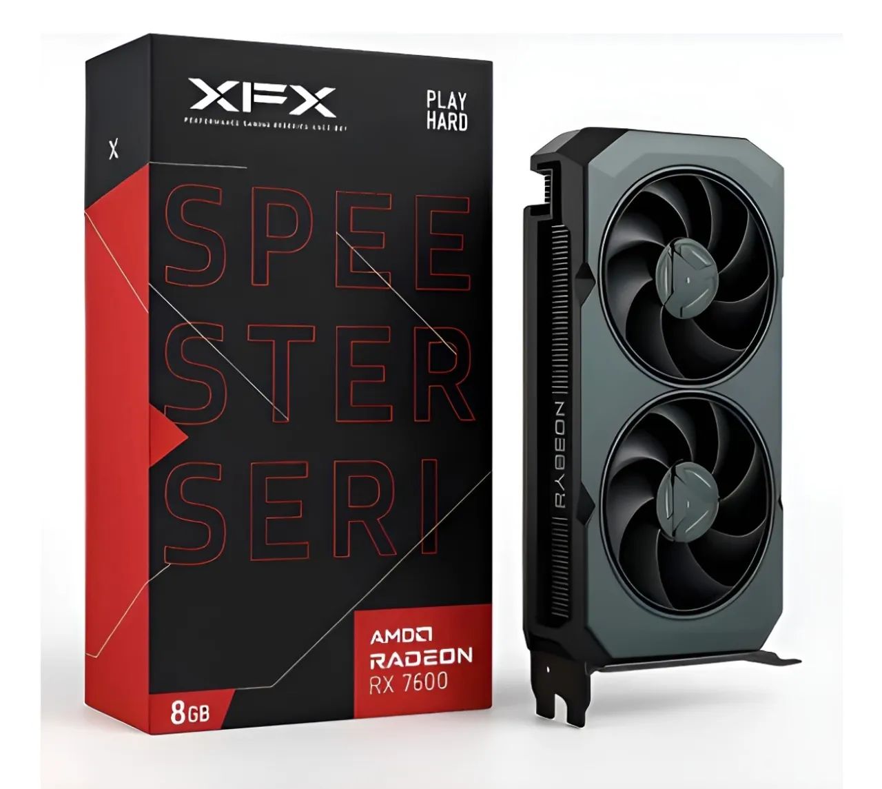 Placa de vídeo Rx 7600 8gb Nova/lacrada. Aceito inferior mais volta - Foto 3