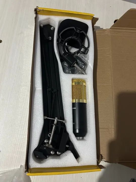 Microfone Condensador Leboss BM800 - Novo - Foto 4