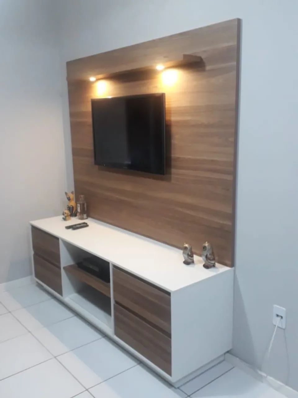 Painel para TV Fabricado em MDF Móvel Planejado  - Foto 2
