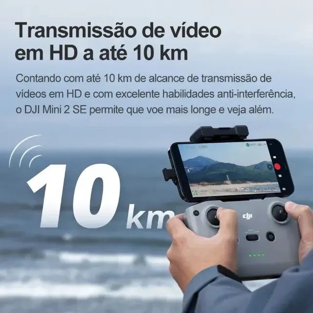 Drone Dji Mini 2 Se Fly More Combo + Cartão de memória - Foto 3