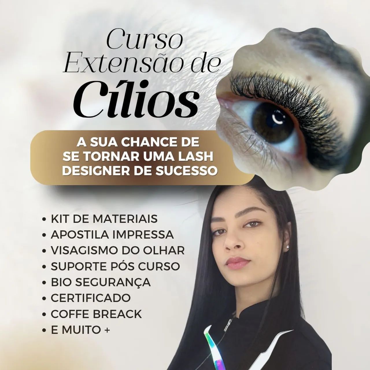Curso de cílios para iniciantes