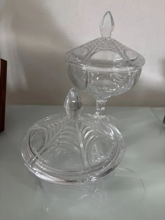Conjunto de 2 peças em cristal para decoração - Foto 3
