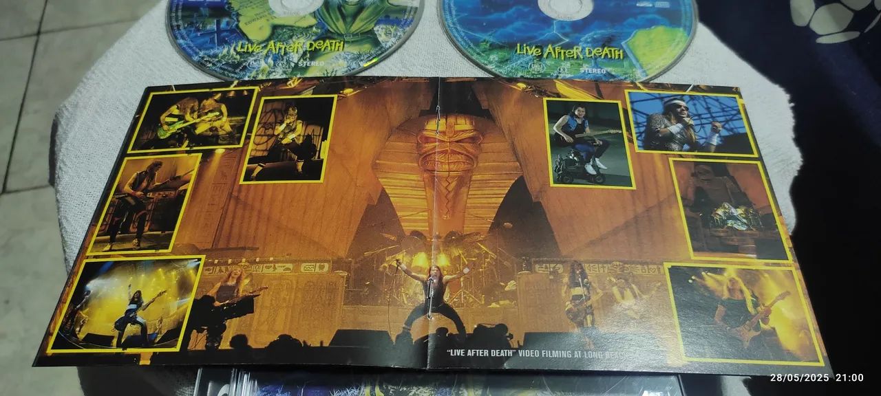 Iron Maiden - Live After Death (CD duplo) Parlophone original de