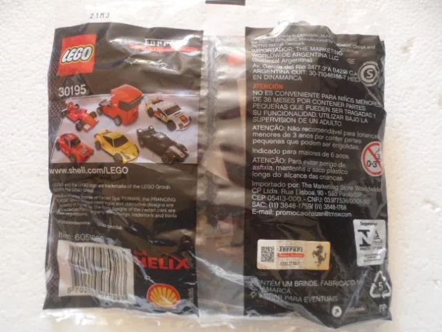 Lego Shell V-Power FXX no plástico lacrado 53 peças - Foto 2
