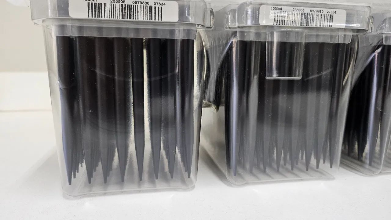 Ponteiras para pipetas 1000ul com filtro blackKnights pack com 6 - Foto 3